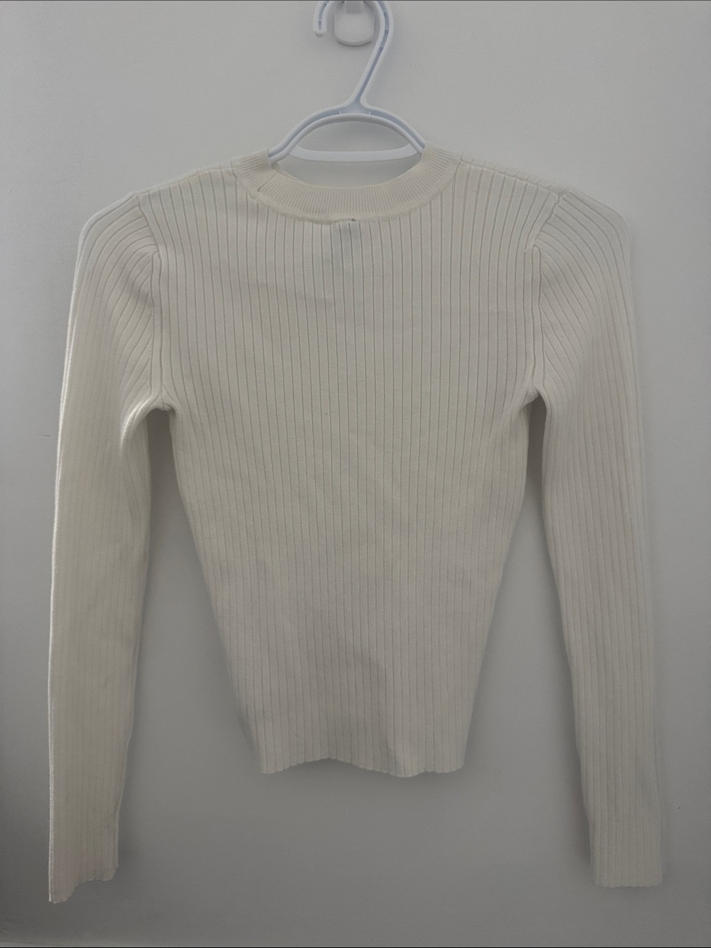 Divided Cream Ribbed Long-Sleeve Tee - Picture 2 of 2